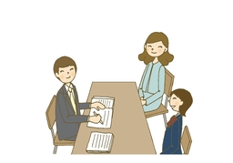 in charge ofのイラスト